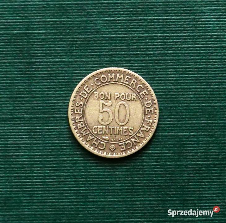 Francja 50 centymów 1923r