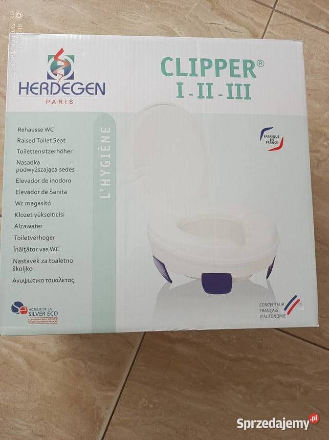 Nakładka podwyższająca na sedes z klapą Pamiątkowo