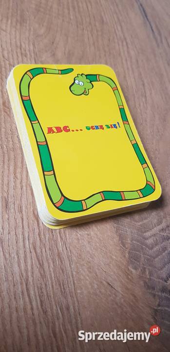 ABC Karty Alfabet Litery Małe i Duże 46 sztuk