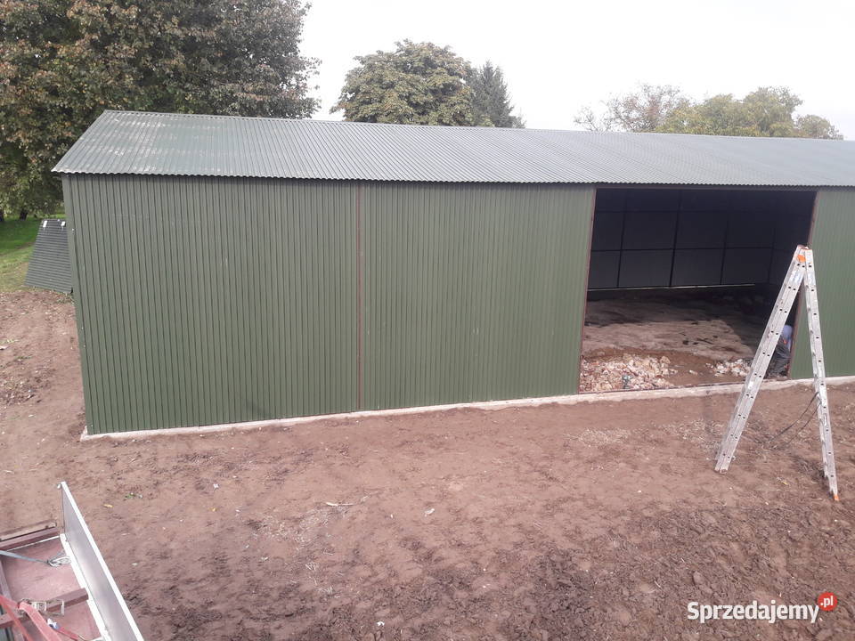 D87 Garaż Blaszany 14x6 HALA Magazyn na maszyny Wieliczka
