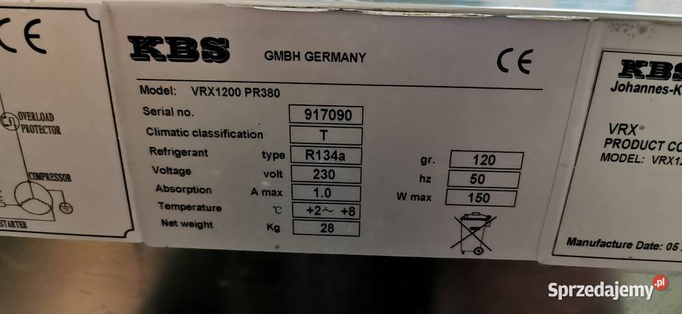 Nadstawka chłodnicza 120x40x25 KBS Biznes i Przemysł Krotoszyn sprzedam