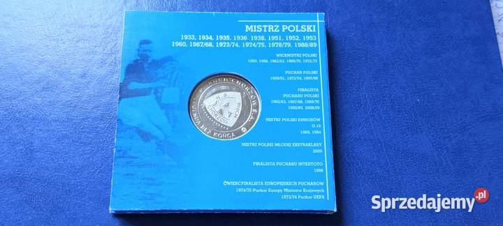 Stare monety Medal Ruch Chorzów Polska 110 Lesko