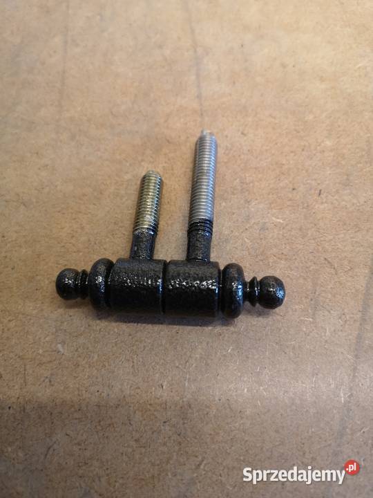 Zawias drzwiowy wkręcany ozdobny stary styl Paterek