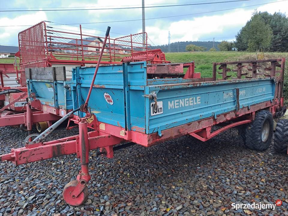 Sprzedam rozrzutnik obornika 6 ton mengele stan Limanowa