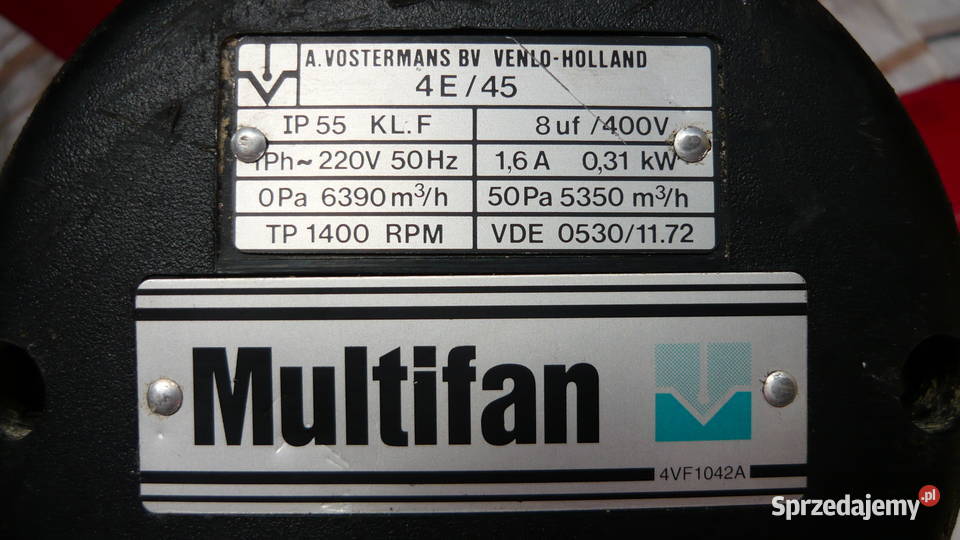 Wentylator Multifan fi 45 kominowy ścienny do Sokółka