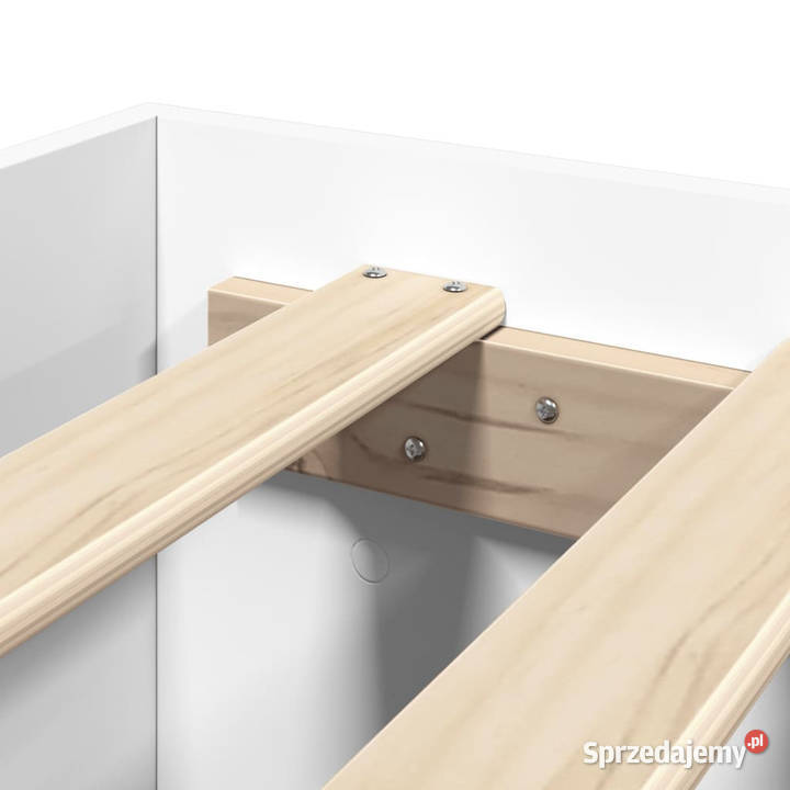 Rama łóżka biała materiał drewnopochodny 200x200 Warszawa