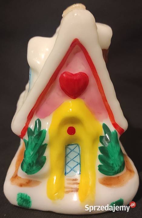 Świąteczna świeca ozdobna dom domek Święta Boże Warszawa sprzedam