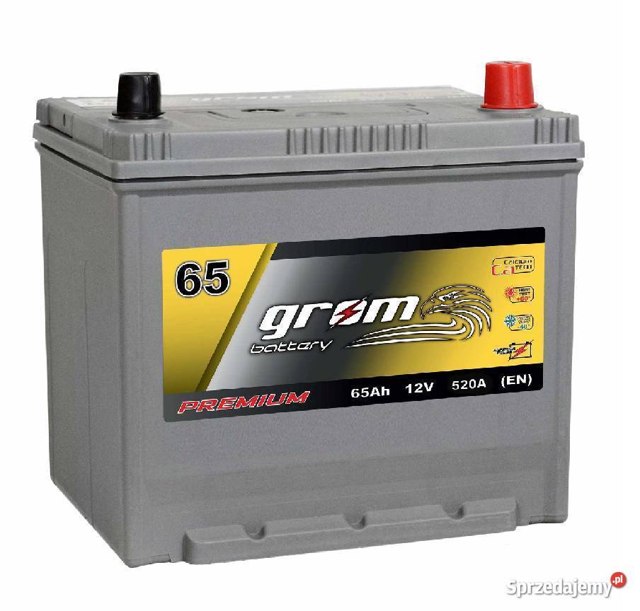 Akumulator GROM Premium 65Ah 520A EN Japan PRAWY Bydgoszcz