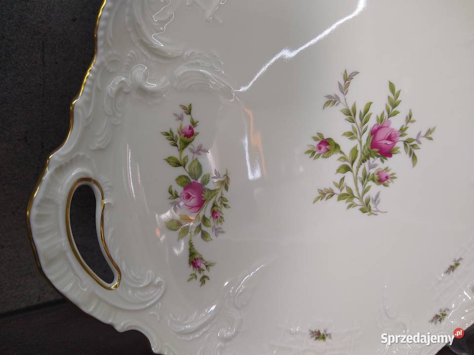 Rosenthal Sanssouci Ramona tortownica 35 Porcelana i szkło wielkopolskie Kalisz