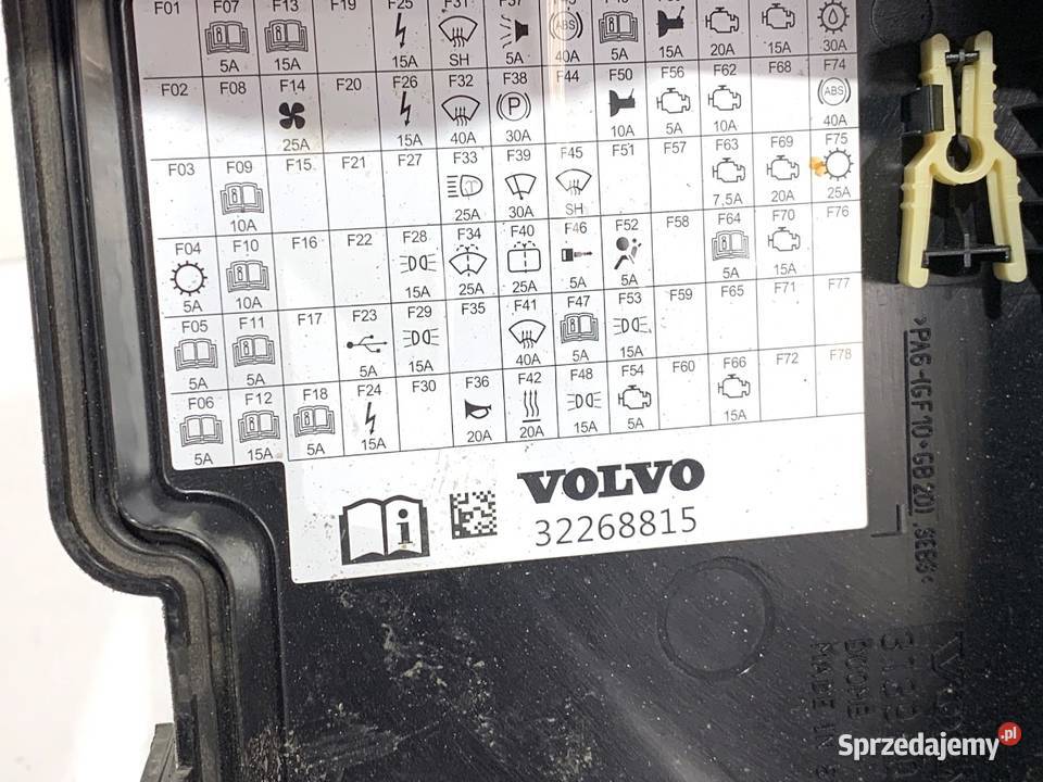 SKRZYNKA BEZPIECZNIKÓW VOLVO S90 II 31398001 podkarpackie