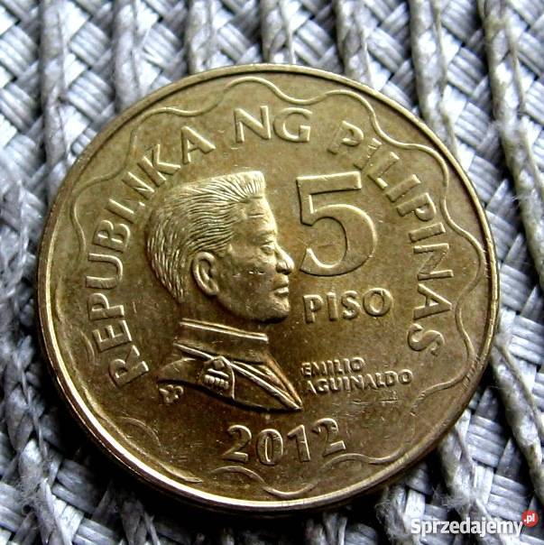 Filipiny 5 Piso 2012rŁadna Numizmatyka wielkopolskie Kalisz
