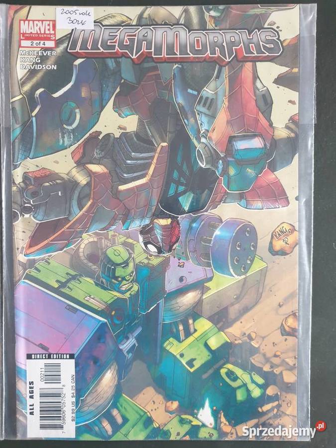 Manga Megamorphs 2 komiksy Marvel USA Rok wydania 2005 Gdynia