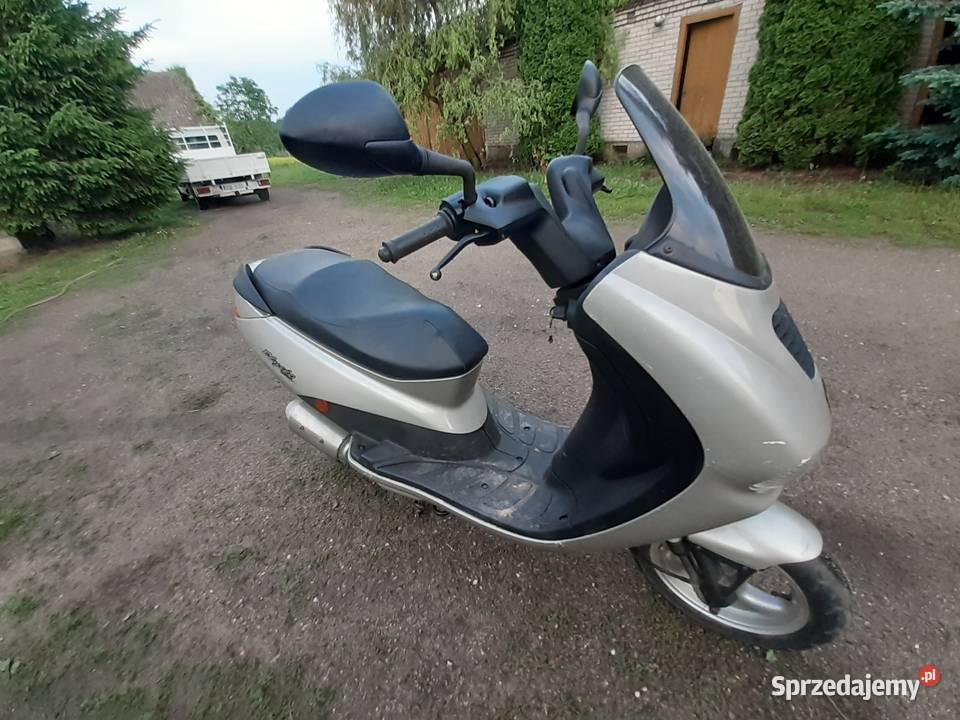 Skuter elyseo pegueot 5ocm srebrny Sokółka