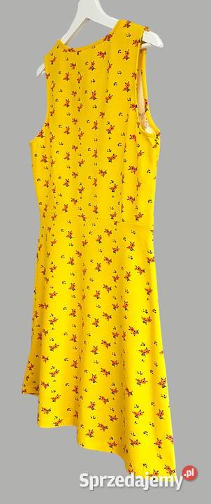 Damska sukienka bawełniana letnia żółta na Chrzanów sprzedam