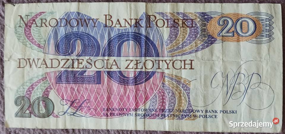 20 R Traugutt Seria AU 1VI1982 r wielkopolskie sprzedam