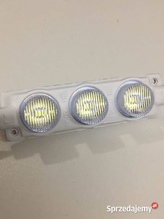 LED moduł 3 x 1W soczewkowy 6000k biały zimny i Kraków