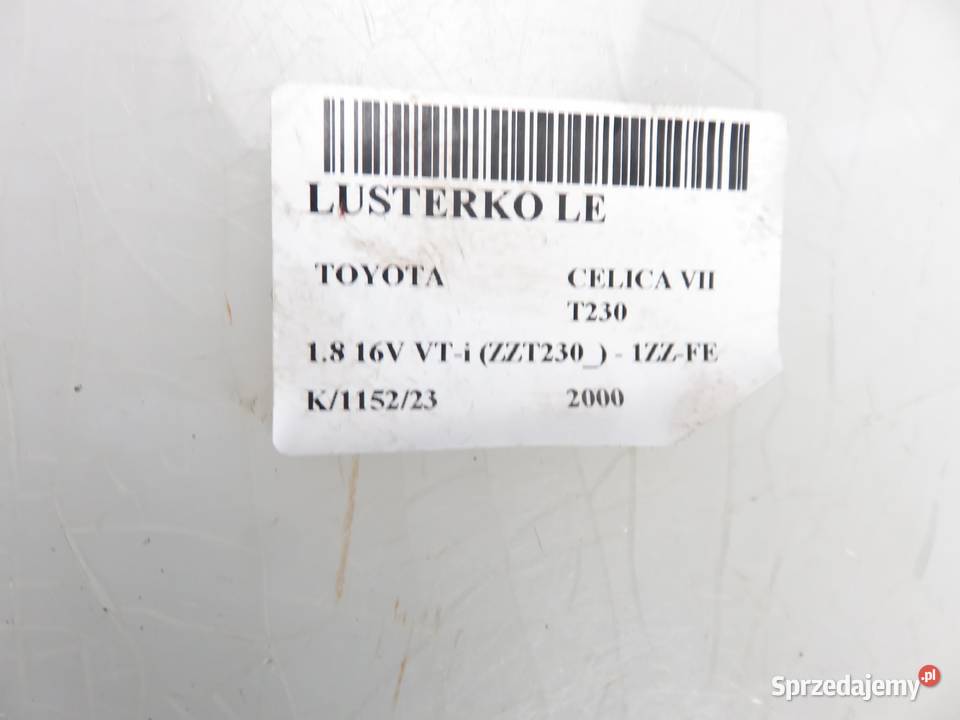 LUSTERKO LEWE TOYOTA CELICA VII T230