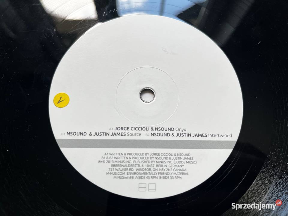 Jorge Ciccioli Nsound Justin James Exchange EP Błażejowice