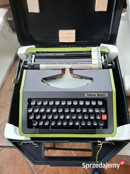 Maszyna do pisania Herbos 1300F NOWA NIGDY NIE Pozostałe Jaktorów