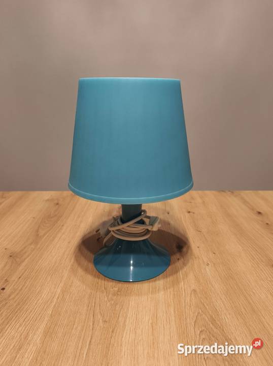 Lampka nocka IKEA LAMPAN niebieska 29 łódzkie