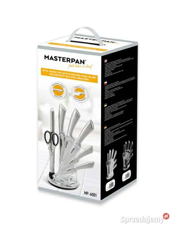 Noże na stojaku sprzedam