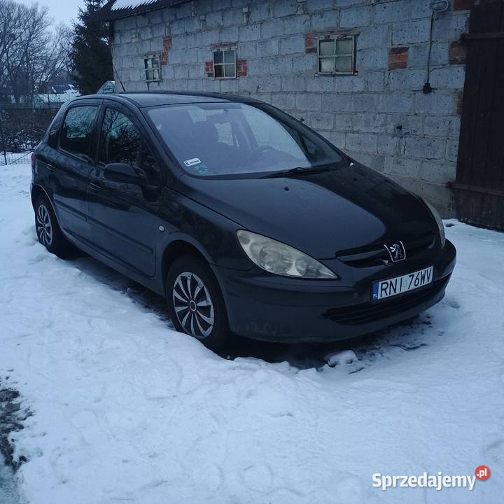Peugeot 307 14 BenzynaGaz 2004 nieuszkodzony Bychawa