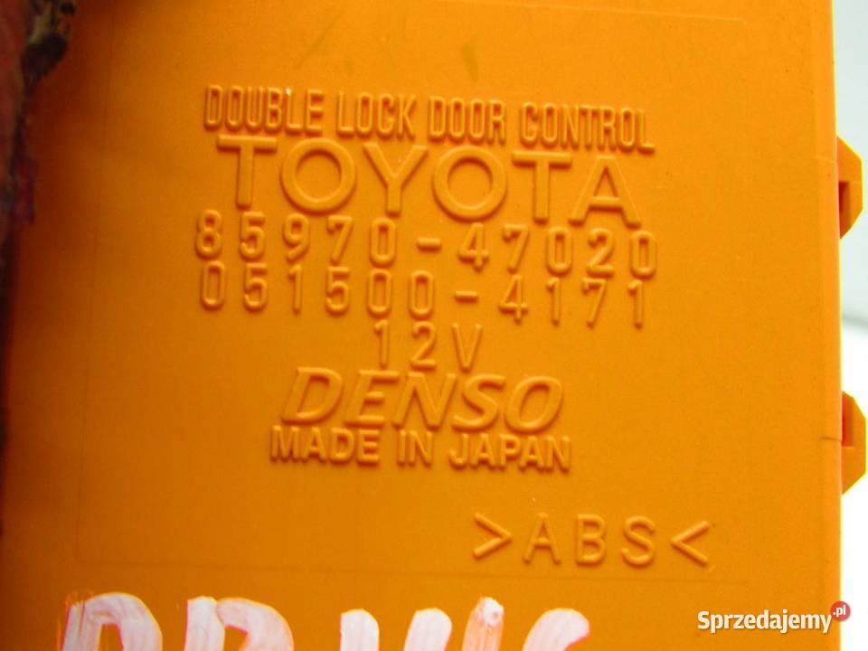 MODUŁ STEROWNIK CENTRALNEGO ZAMKA TOYOTA PRIUS osobowe lubelskie