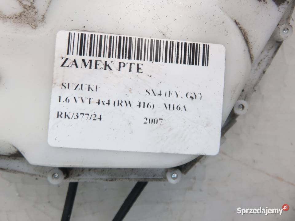 ZAMEK PRAWY TYLNY SUZUKI SX4 3 PIN Zamki, wkładki i kluczyki małopolskie