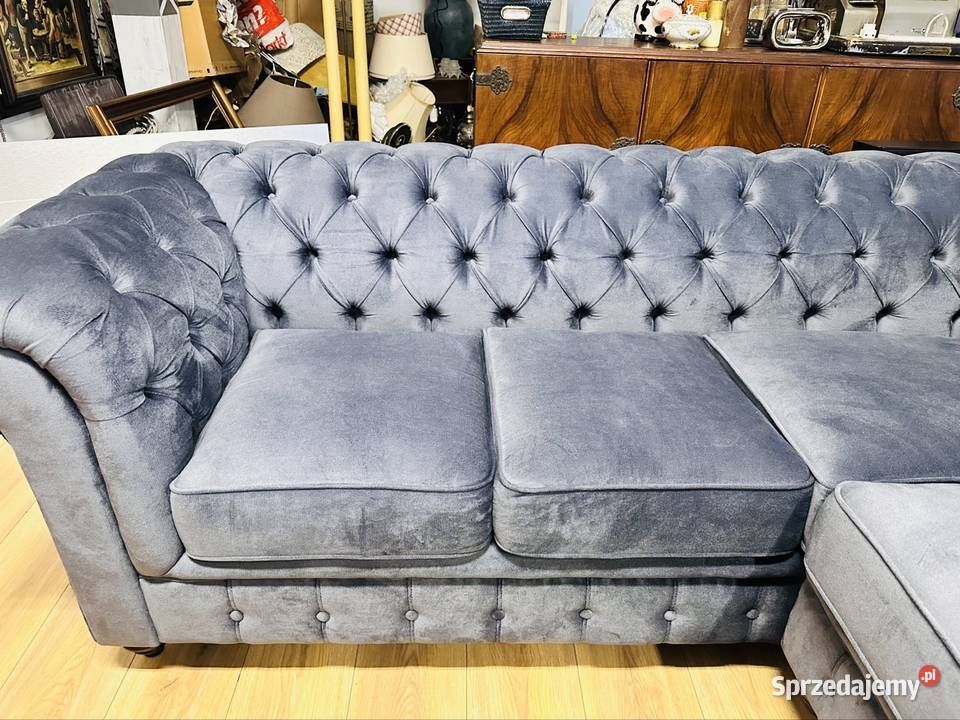 ROGÓWKA 2os KANAPA w stylu chesterfield Bydgoszcz sprzedam