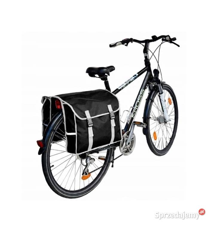 Torba rowerowa podwójna na bagażnik holenderska mazowieckie Warszawa