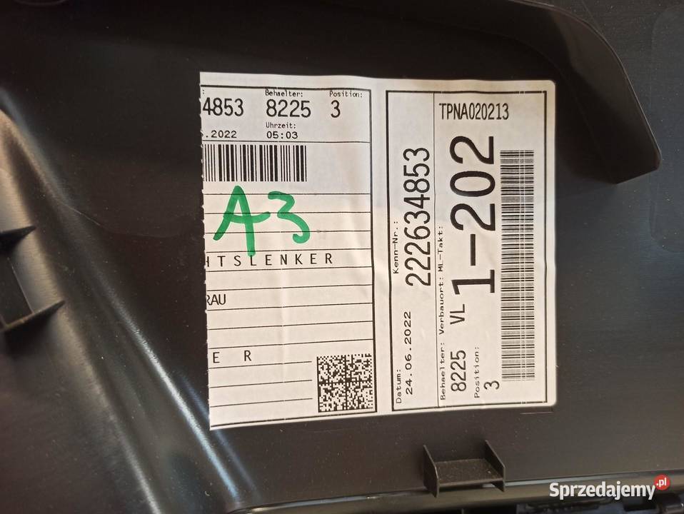 AUDI A3 8Y BOCZEK DRZWI LEWY PRZÓD SEDAN dolnośląskie