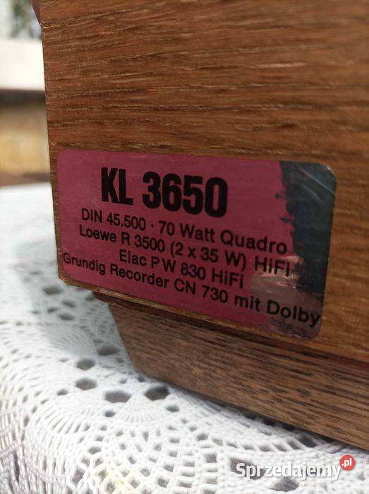 Rosita KL 3650 kombo tuner deck gramofon vintage Audio