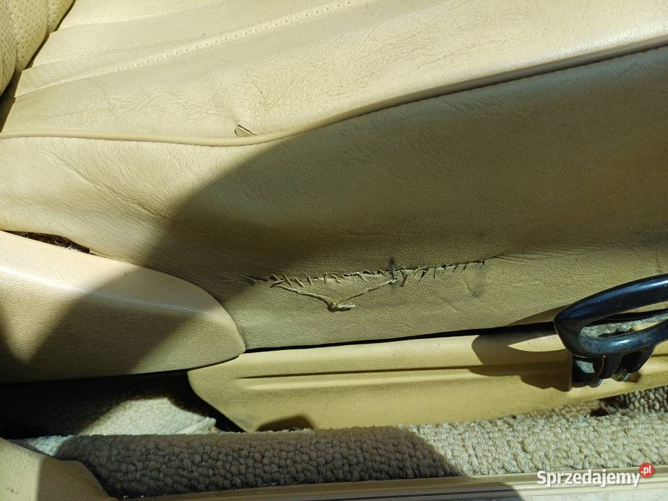Kompletne wnętrze Mercedes W123 jasnobeżowy Fotele i kanapy