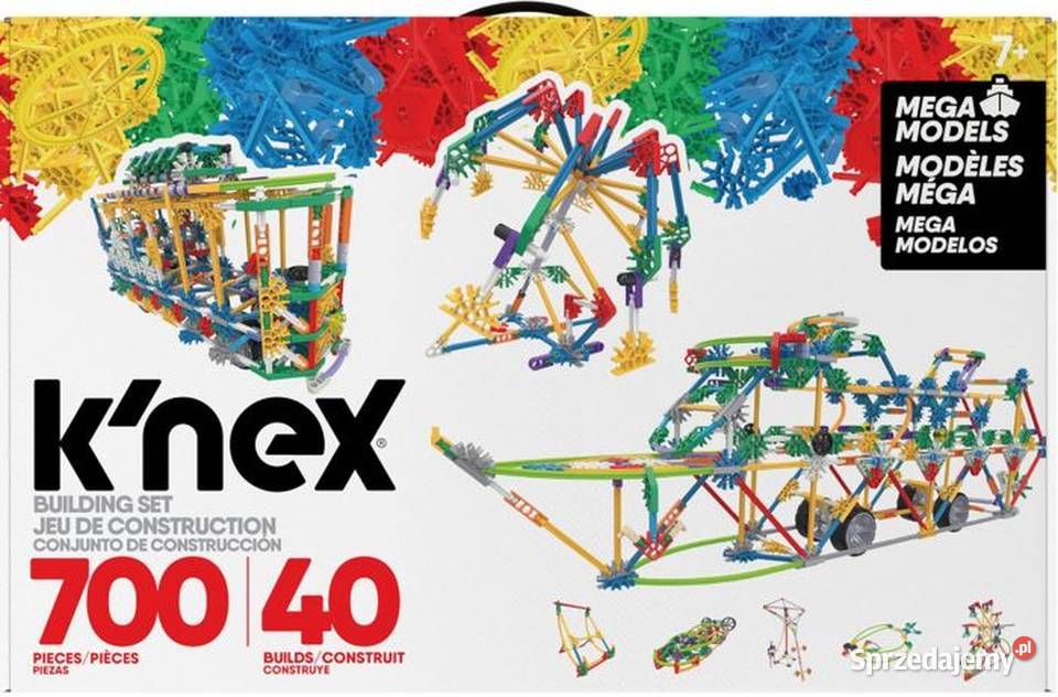 KNEX Klocki Zestaw Klocków Konstrukcyjnych 40 7 lat+ Klocki sprzedam