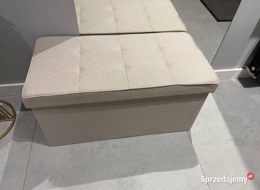 Wielofunkcyjna składana pufa w kolorze Pufy i podnóżki Jastrząb