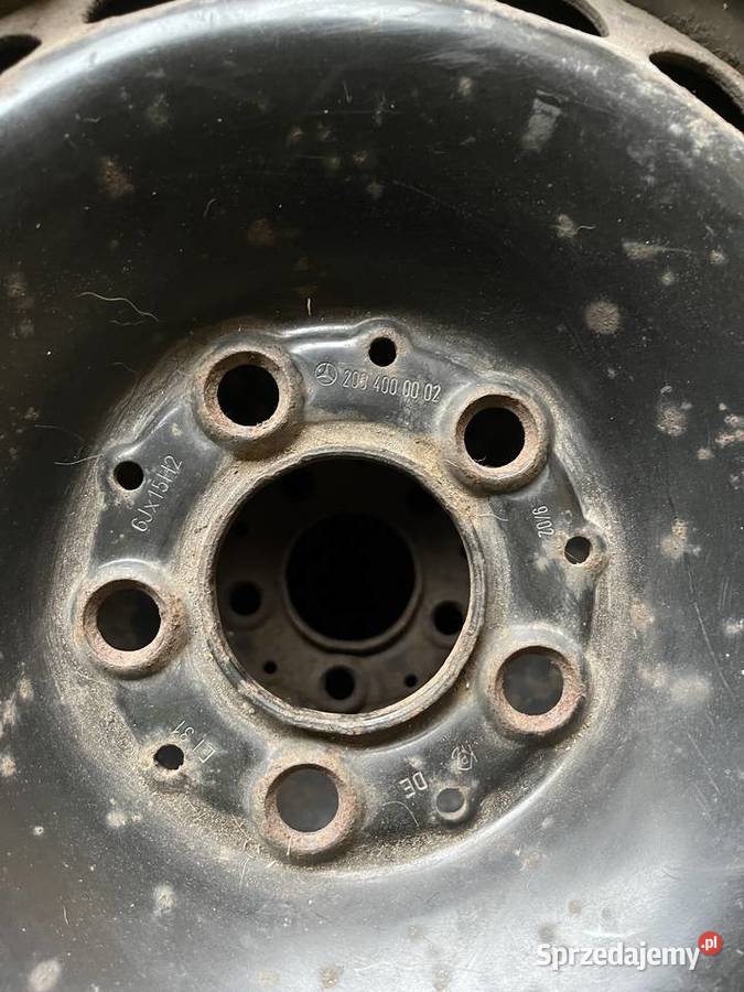 Koła zimowe Mercedes stalowe stal 19565 R15 Ozorków sprzedam