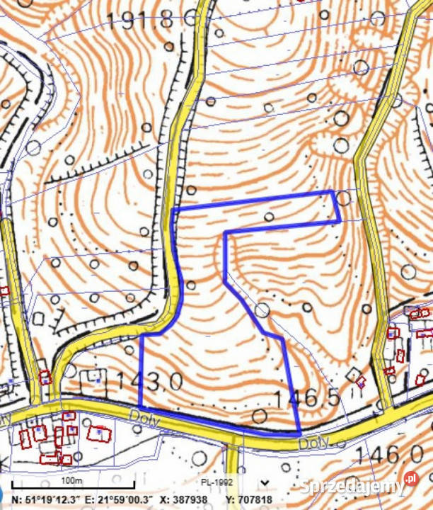 Działka Kazimierz Dolny 16626m2