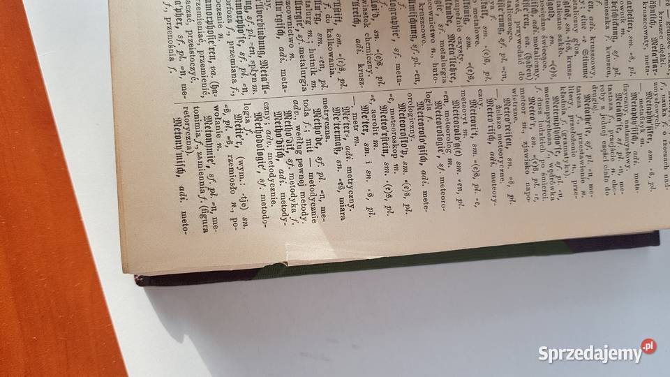 Stary słownik języka polskiego i niemieckiego Dąbrowa Górnicza