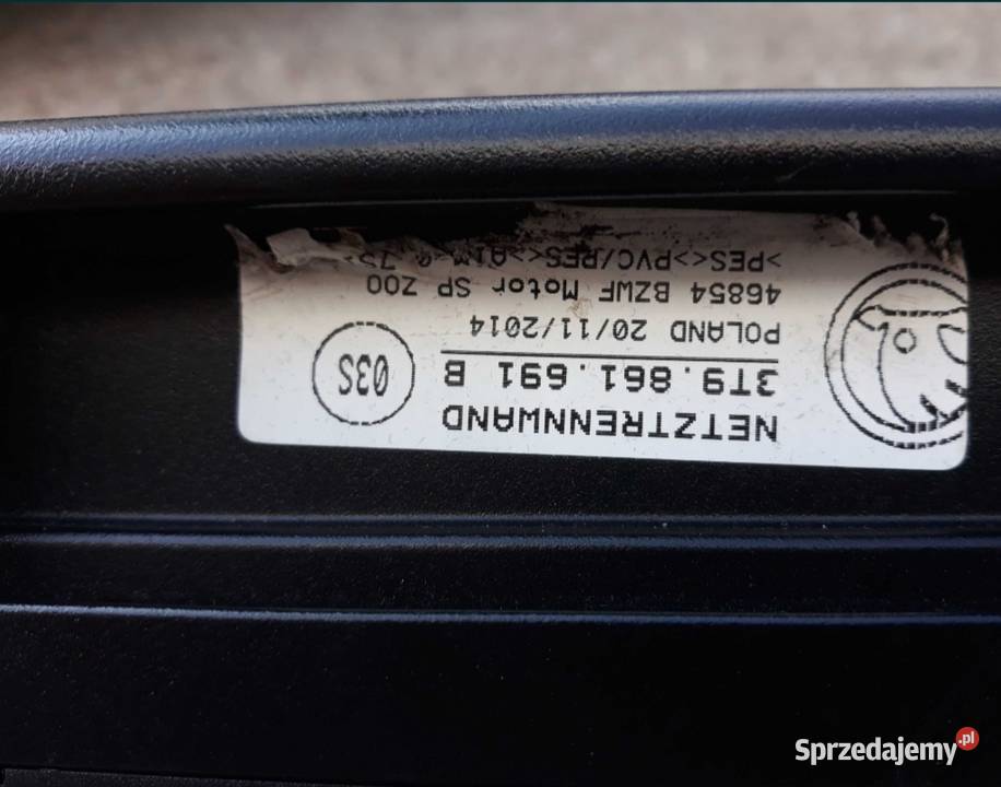 Skoda superb II siatka bagażnika roleta lubuskie Gorzów Wielkopolski