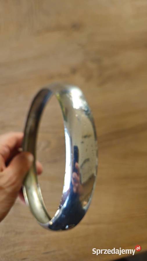 Ramka reflektora lampy przód wfm wsk oryginał z Obudowy lamp i żarówek Ostrzeszów sprzedam