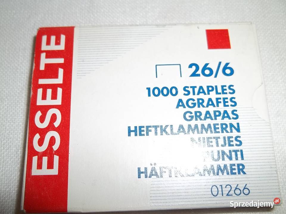 Zszywki biurowe stalowe 266 Łódź