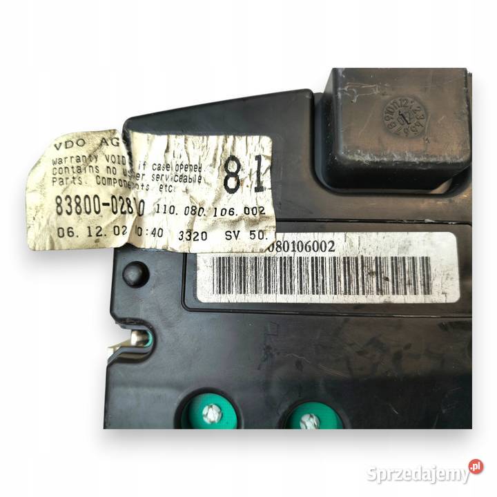 LICZNIK ZEGARY 8380002810 Toyota Corolla E12 20 lubelskie Chełm