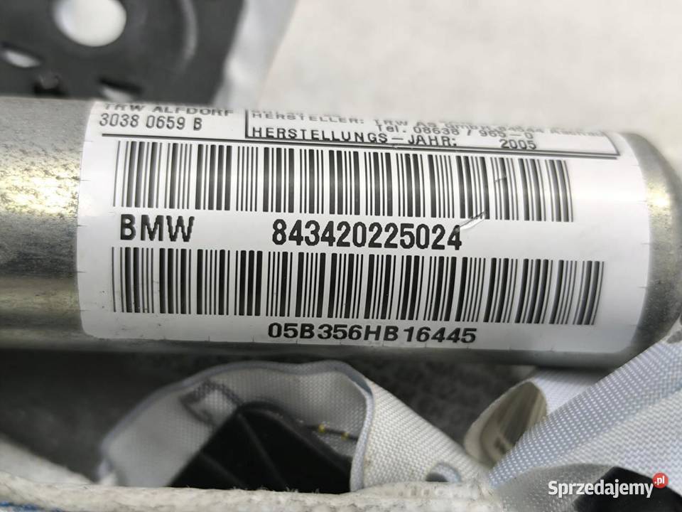 KURTYNA AIRBAG LEWA BMW X3 E83 843420225024