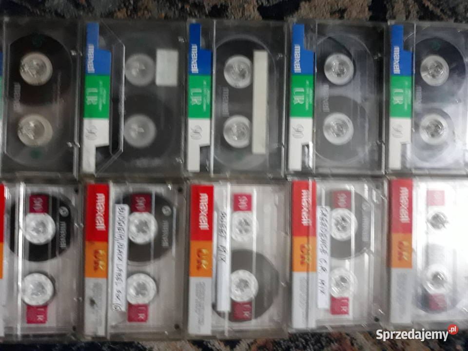 Kasety magnetofonowe tdksonymaxell i inne