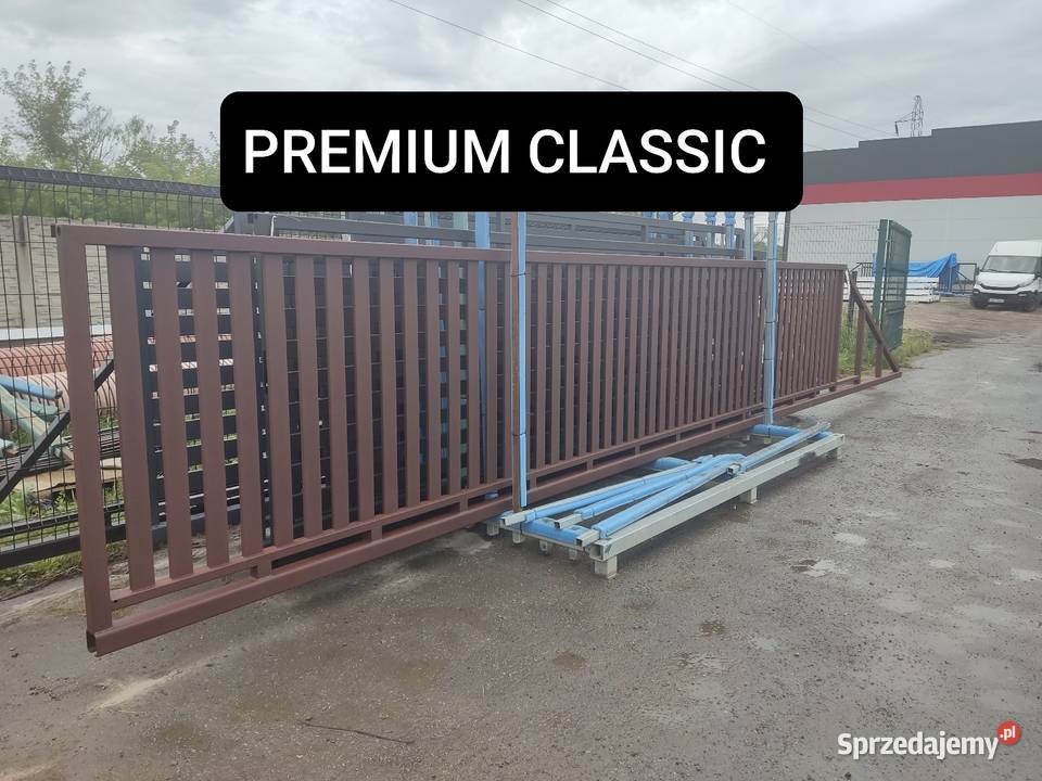 Brama przesuwna palisada pion 6m PREMIUM CLASSIC Lubartów