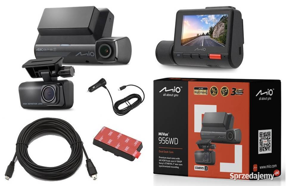 WIDEOREJESTRATOR MIO MIVUE 956WD Dual PRZÓD TYŁ Łuszczów Drugi