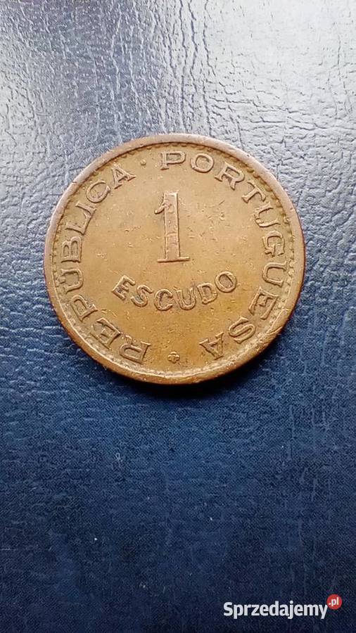 Stare monety 1 eskudo 1973 Mozambik