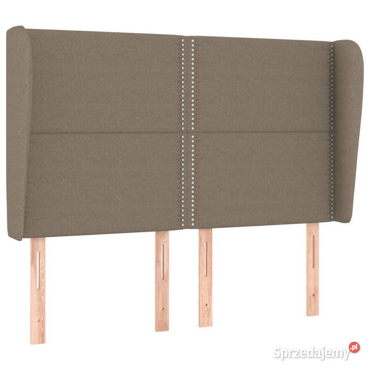 Zagłówek uszak taupe 147x23x118128 tkanina Warszawa sprzedam