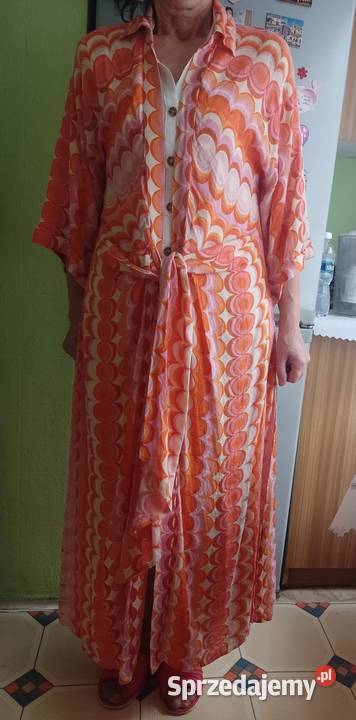 36S River Island Długa narzutka plażowa ze Kraków