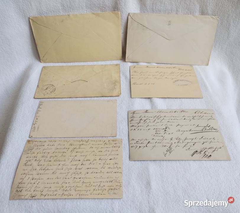 Stare Karty Pocztowe i Koperty XIX XX w śląskie Cieszyn sprzedam
